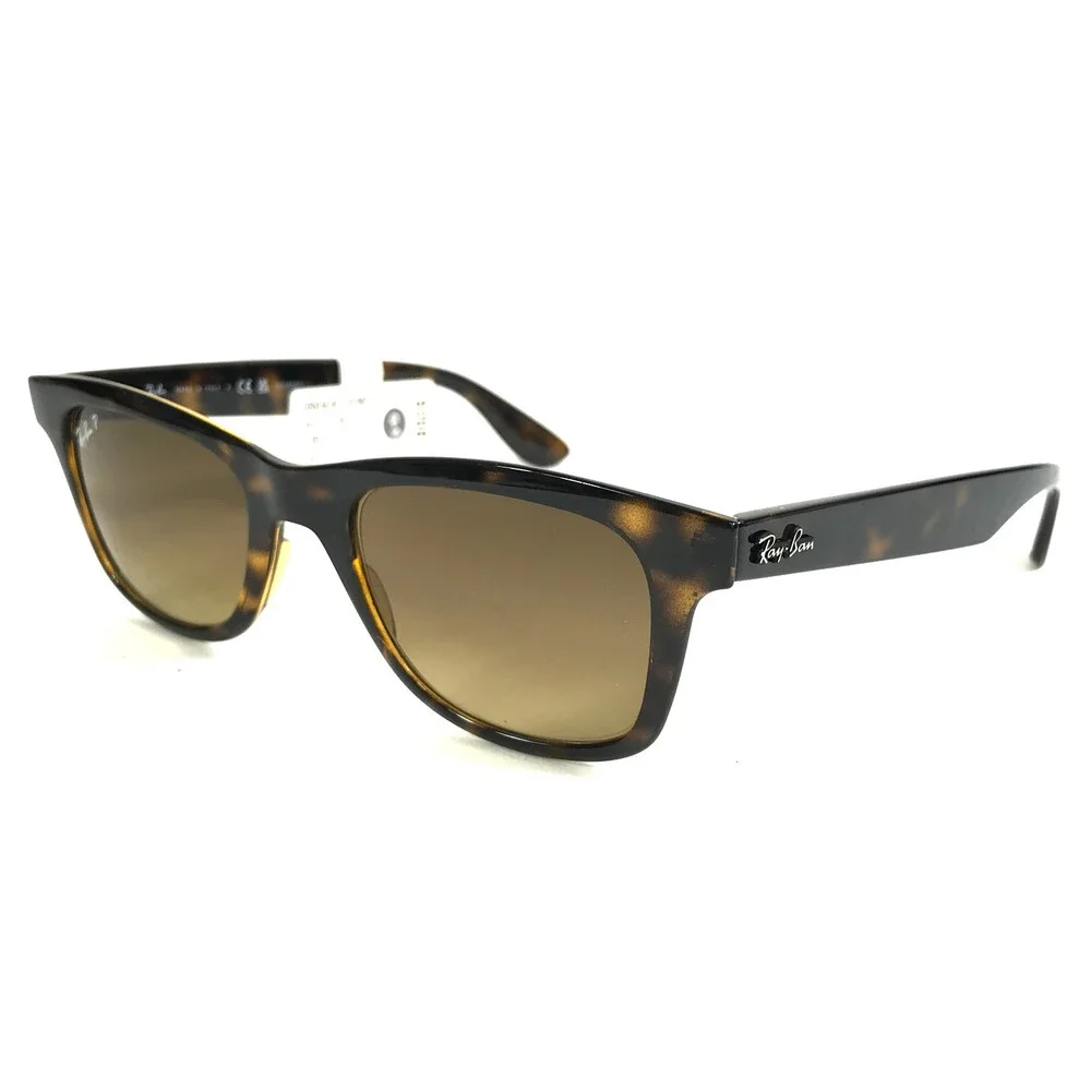 Ray-Ban Sunglasses RB4640 710/M2 Light Havana Frames with Brown Polarized Lenses